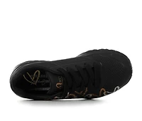 Girls' Skechers Street Little Kid & Big Uno Lite Heart Metallic Wedge Sneakers
