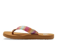 Girls' Roxy Little Kid & Big Porto Raffia Flip-Flops
