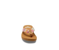 Girls' Roxy Little Kid & Big Porto Raffia Flip-Flops