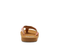 Girls' Roxy Little Kid & Big Porto Raffia Flip-Flops