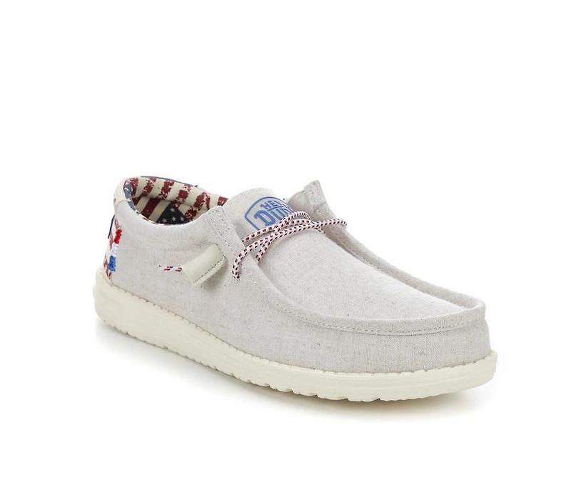 Men's HEYDUDE Wally Patriotic Casual Shoes