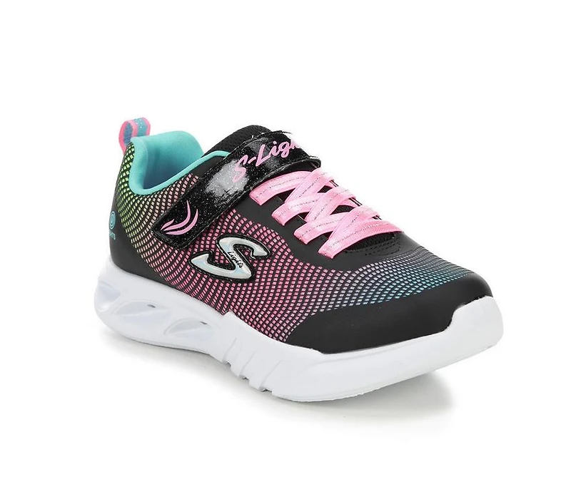 Girls' Skechers Little Kid & Big Flicker Flash Wide Width Light-Up Sneakers