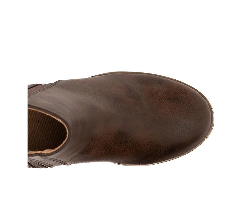 Yellow Box Ceffa Wedge Booties