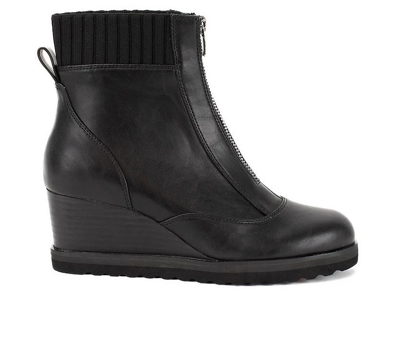 Women's Yellow Box Corado Wedge Booties