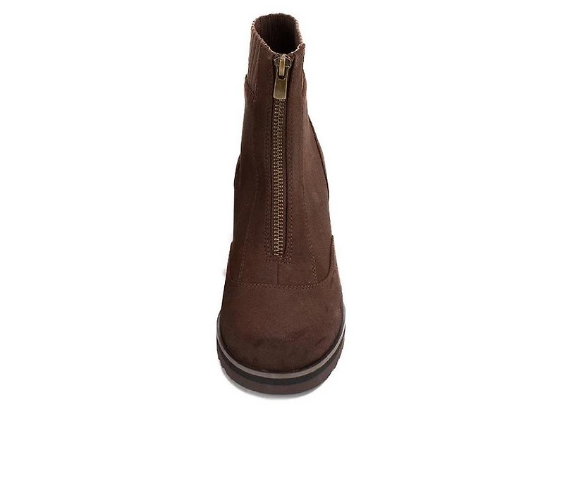 Women's Yellow Box Corado Wedge Booties