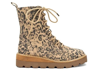 Women's Yellow Box Inez Combat Booties