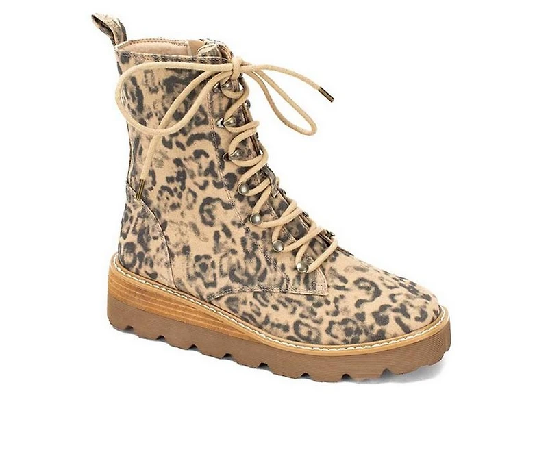 Women's Yellow Box Inez Combat Booties