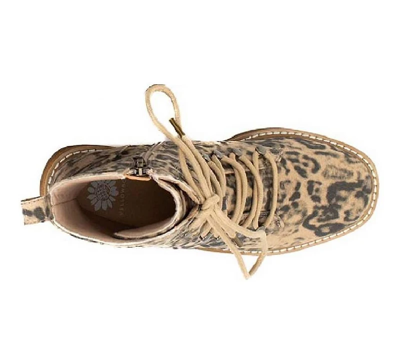 Women's Yellow Box Inez Combat Booties