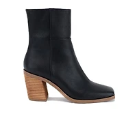 Women's Yellow Box Maora Low Calf Heeled Booties