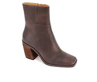 Women's Yellow Box Maora Low Calf Heeled Booties