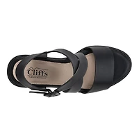 Women's Cliffs by White Mountain Cordovan Dress Sandals