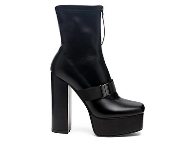 Women's London Rag Boomer Platform Heeled Booties