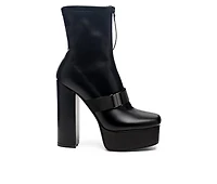 Women's London Rag Boomer Platform Heeled Booties