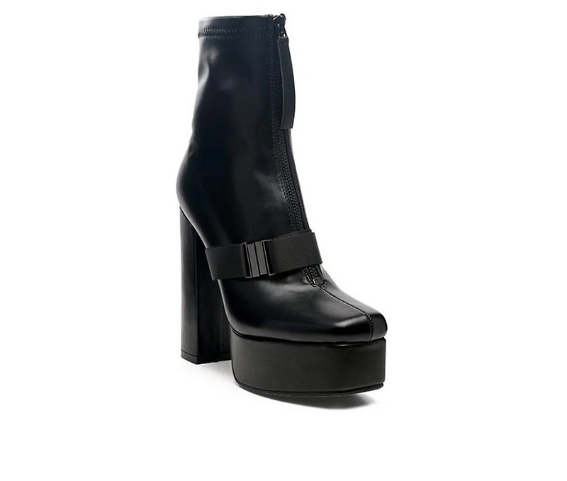 Women's London Rag Boomer Platform Heeled Booties