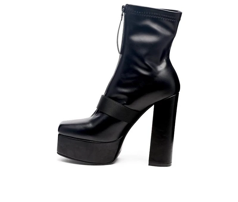 Women's London Rag Boomer Platform Heeled Booties