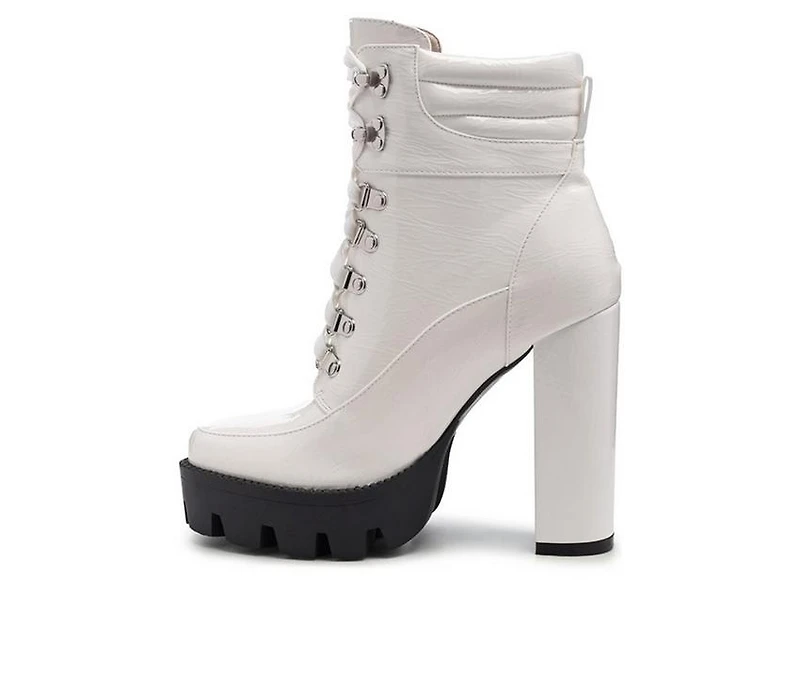 Women's London Rag Stopper Heeled Combat Booties