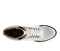 Women's London Rag Stopper Heeled Combat Booties