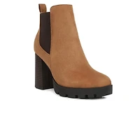 Women's London Rag Sonia Block Heel Booties