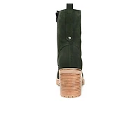 Women's Journee Signature Malle Heeled Lace Up Boots