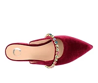 Women's Journee Collection Jewel Mules