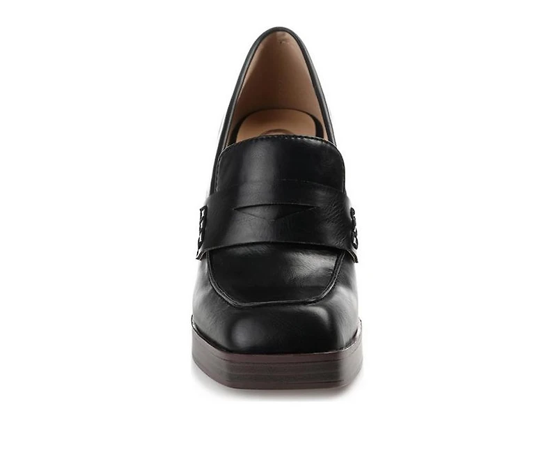Women's Journee Collection Ezzey Block Heel Platform Loafers