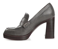 Women's Journee Collection Ezzey Block Heel Platform Loafers