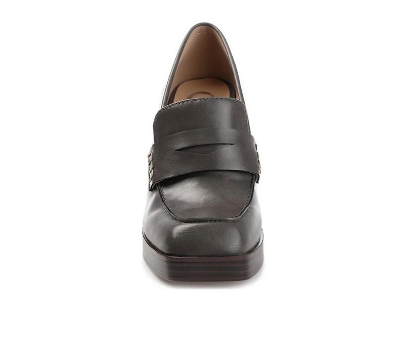 Women's Journee Collection Ezzey Block Heel Platform Loafers