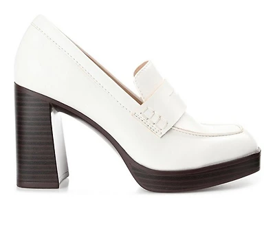 Women's Journee Collection Ezzey Block Heel Platform Loafers