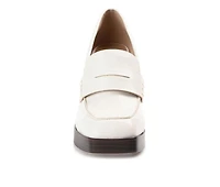 Women's Journee Collection Ezzey Block Heel Platform Loafers