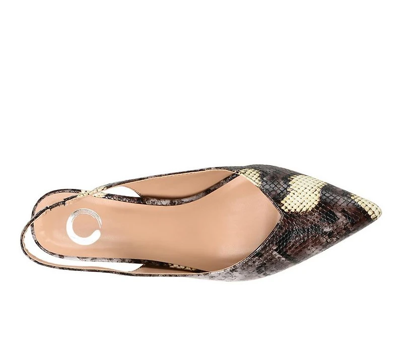 Women's Journee Collection Mikoa Slingback Pumps