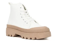 Women's Olivia Miller Treasure Lace Up Booties