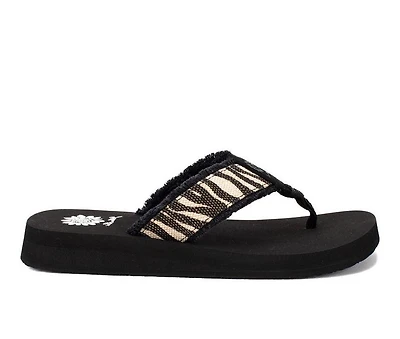 Women's Yellow Box Focus Flip-Flops