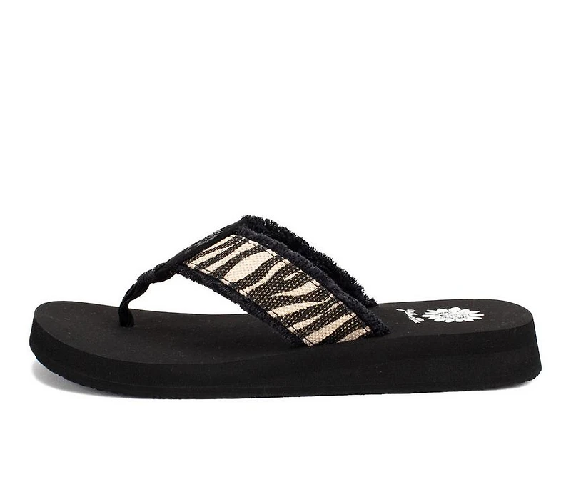 Women's Yellow Box Focus Flip-Flops