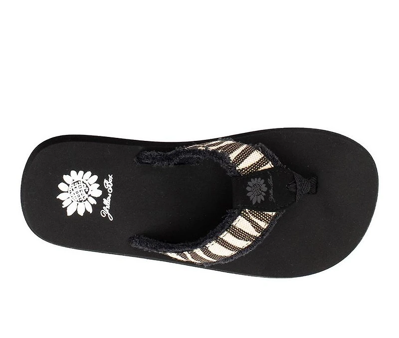 Women's Yellow Box Focus Flip-Flops