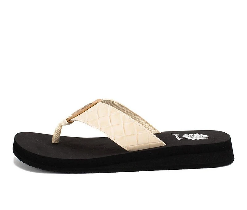 Women's Yellow Box Flop Hop Flip-Flops