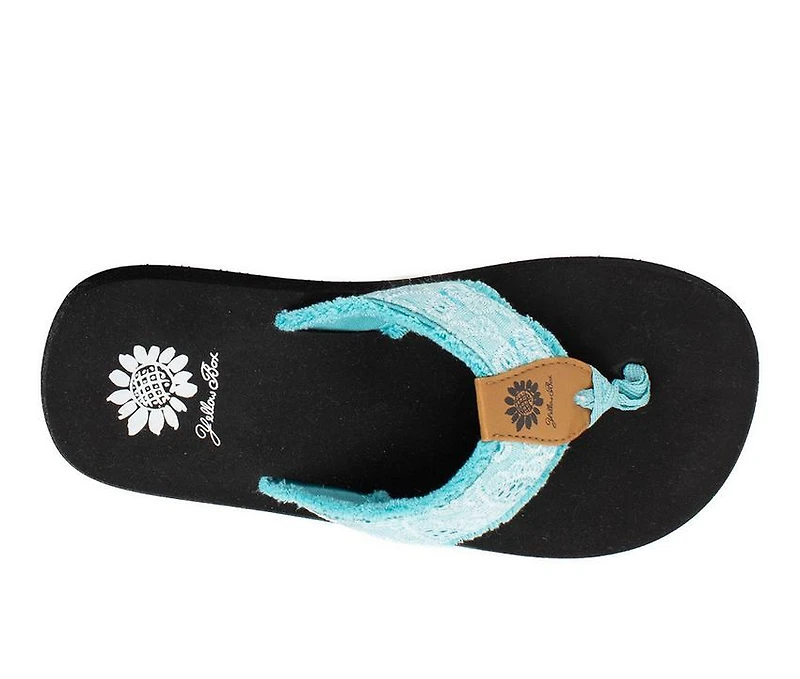 Women's Yellow Box Fabulous Flip-Flops
