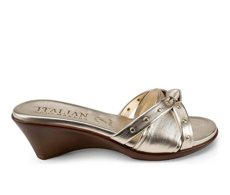 Women's Italian Shoemakers Avra Wedge Sandals