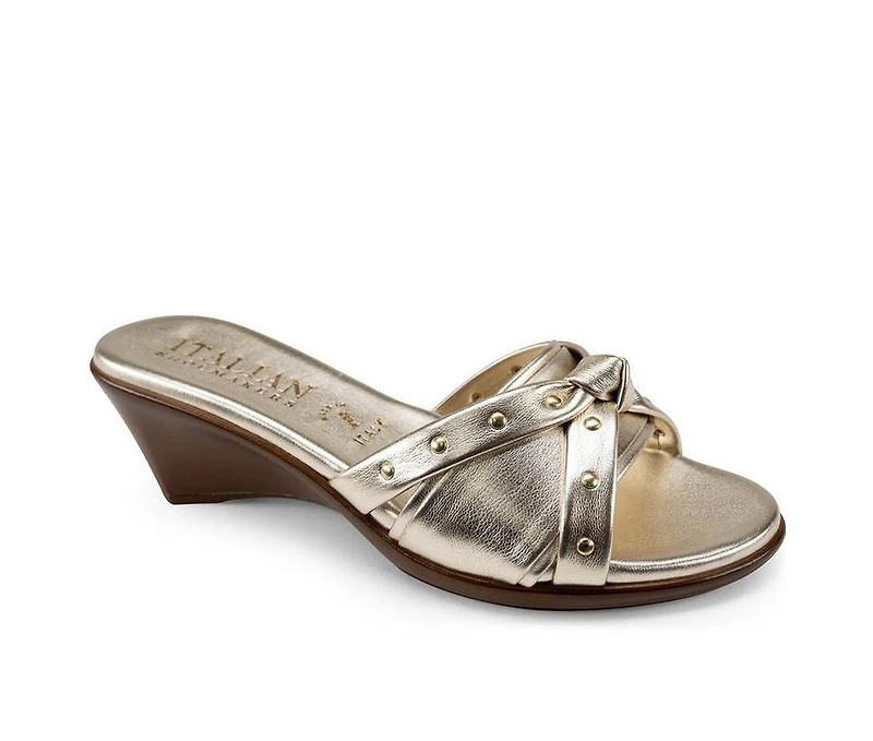 Women's Italian Shoemakers Avra Wedge Sandals