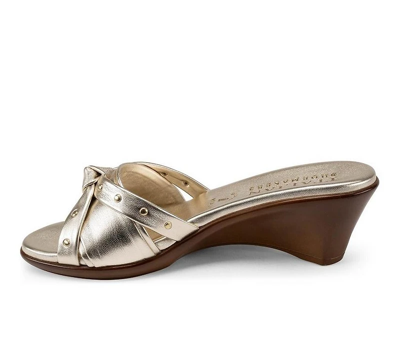 Women's Italian Shoemakers Avra Wedge Sandals
