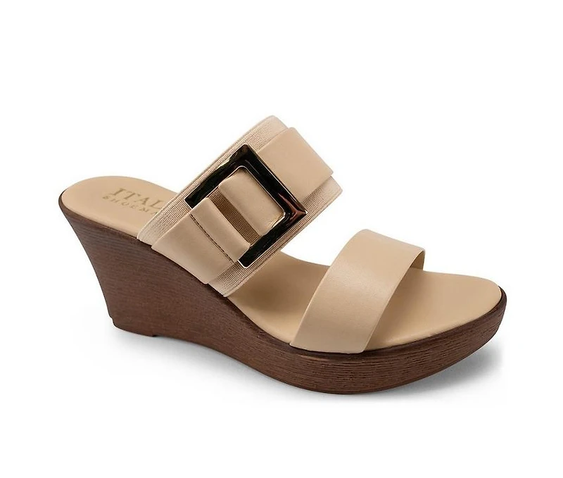 Women's Italian Shoemakers Cai Wedge Sandals