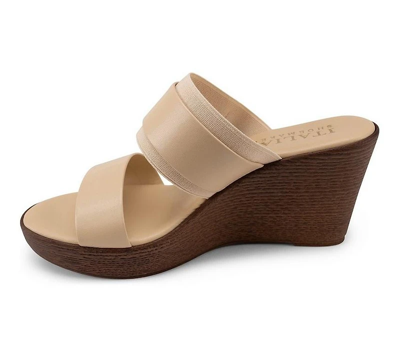 Women's Italian Shoemakers Cai Wedge Sandals