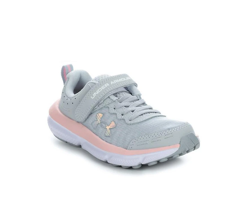 Girls' Under Armour Little Kid Assert 10 Wide Running Shoes