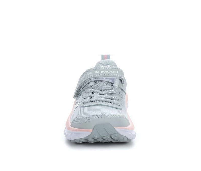 Girls' Under Armour Little Kid Assert 10 Wide Running Shoes