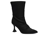 Women's Fashion to Figure Kia Wide Width Heeled Booties