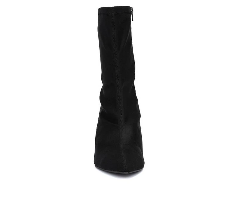 Women's Fashion to Figure Kia Wide Width Heeled Booties