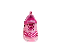 Girls' Disney Toddler & Little Kid Minnie Loves Polka Dots Light Up Sneakers