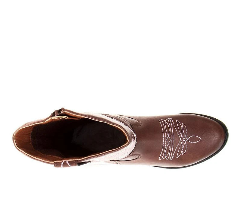 Girls' Kensie Girl Little Kid & Big Dimmit Details Cowboy Boots