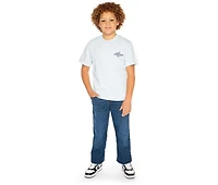 PHINS Blue Crab Chambray Short Sleeve Tee