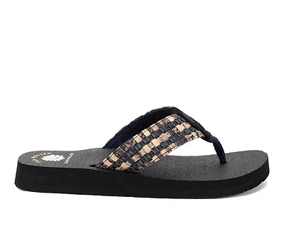 Women's Yellow Box Naddy Flip-Flops