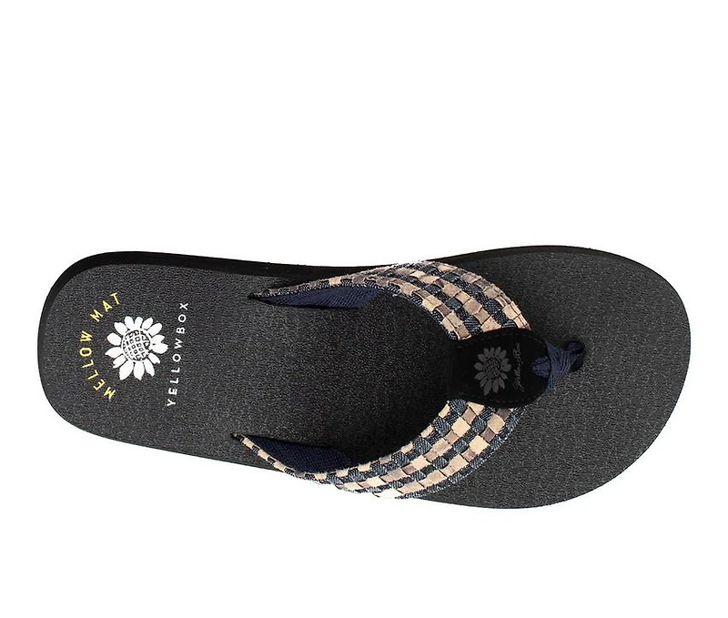 Women's Yellow Box Naddy Flip-Flops